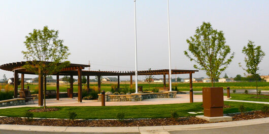 Memorial Circle Pic Riverside-Graham Cemetery, Memorial Circle - Cody, Wyoming