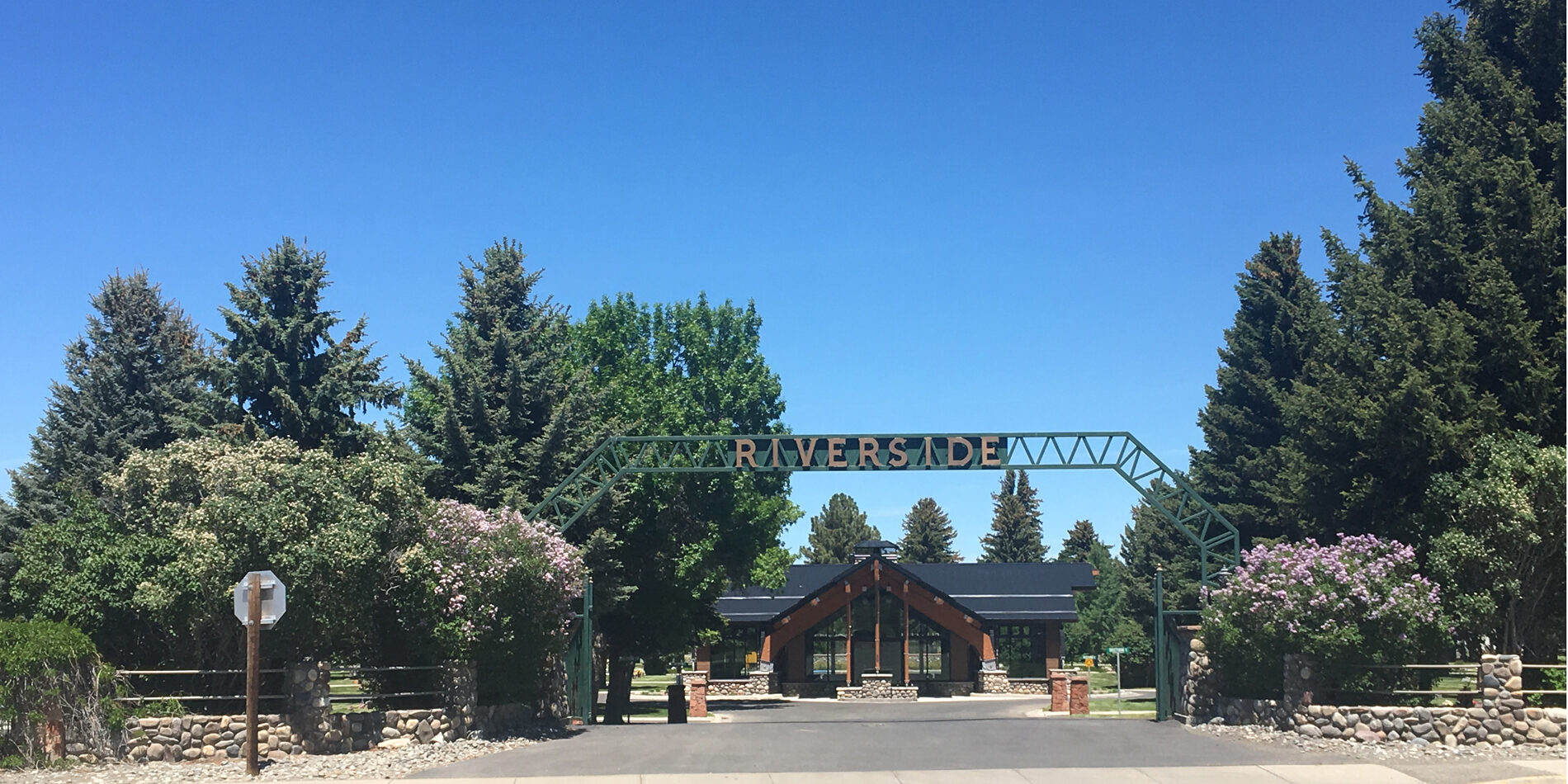 Riverside Cemetery Entrance Riverside Cemetery Entrance - Cody, Wyoming